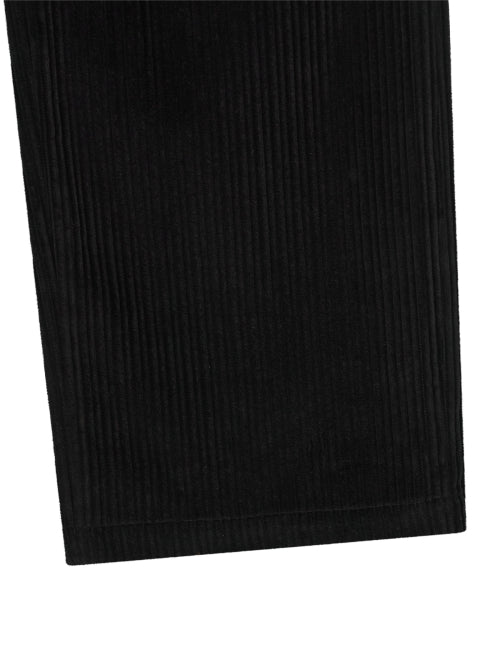 CORDUROY STRAIGHT PANTS - 4 COLORS BLACK