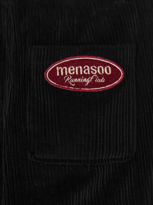 CORDUROY STRAIGHT PANTS - 4 COLORS BLACK