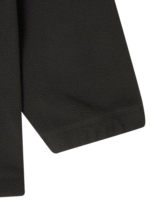FLEECE HOOD JACKET - 2 COLORS CHARCOAL