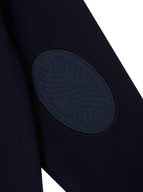 FLEECE HOOD JACKET - 2 COLORS NAVY