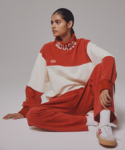 KNIT HIGH NECK - 2 COLORS RED