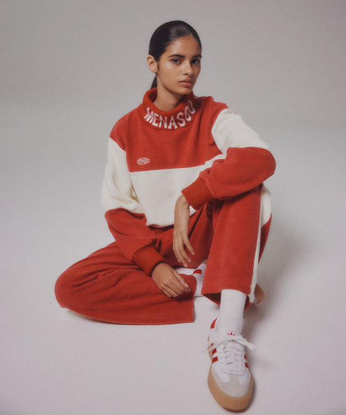 KNIT HIGH NECK - 2 COLORS RED