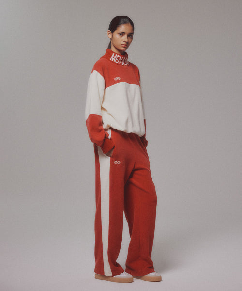 KNIT HIGH NECK - 2 COLORS RED
