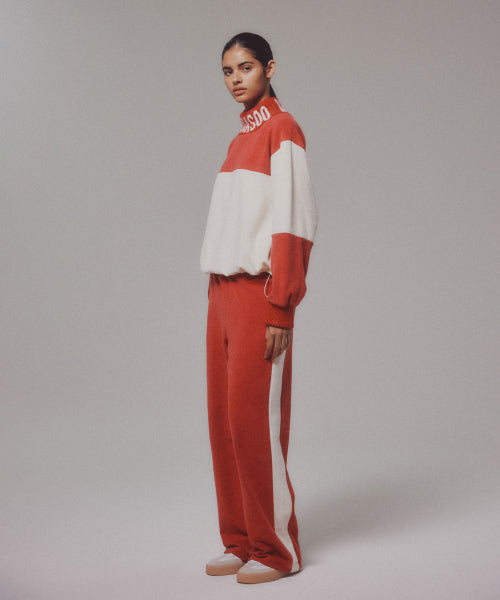 KNIT HIGH NECK - 2 COLORS RED