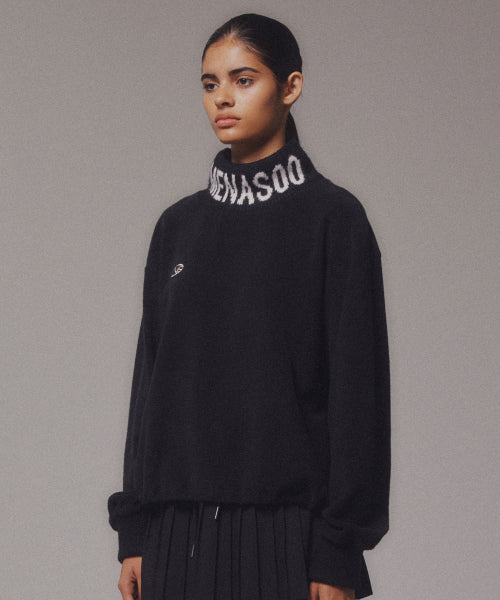 KNIT HIGH NECK - 2 COLORS BLACK