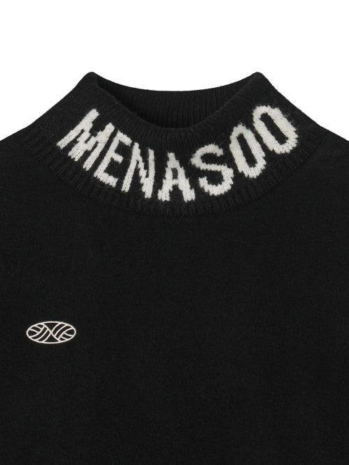 KNIT HIGH NECK - 2 COLORS BLACK