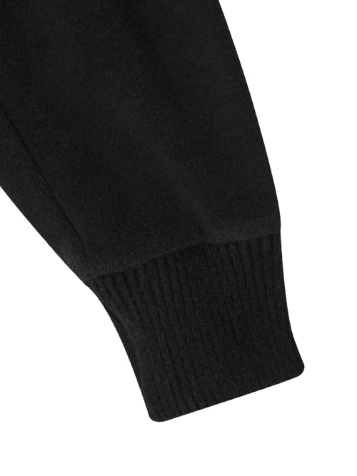 KNIT HIGH NECK - 2 COLORS BLACK