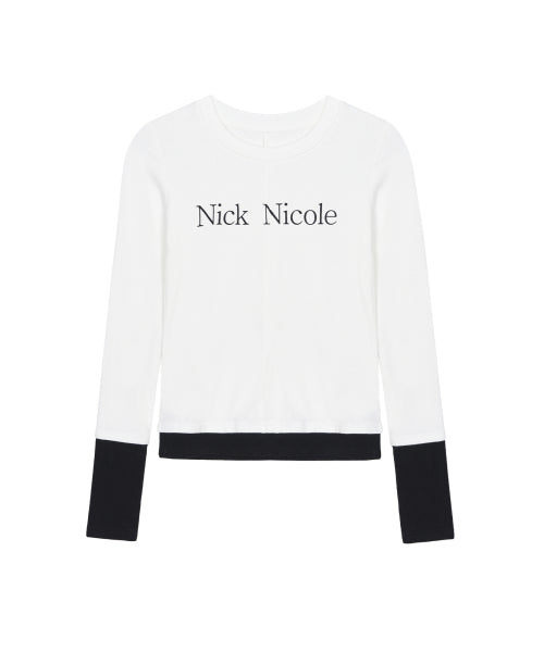 LAYERED PINTUCK LONG SLEEVE TOP #徐睿知同款! - 3 COLORS IVORY
