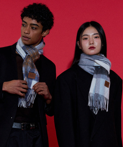RECLOW CASHMERE 100% MUFFLER AS SHOWN