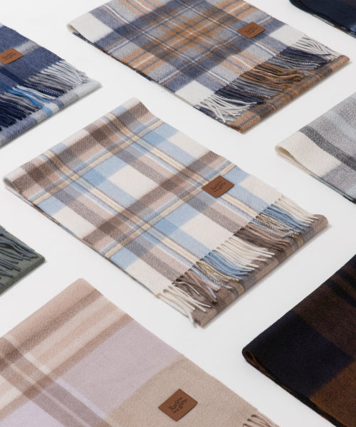 RECLOW CASHMERE 100% MUFFLER AS SHOWN