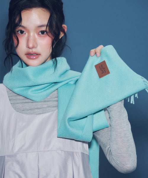 RECLOW CASHMERE 100% MUFFLER AS SHOWN