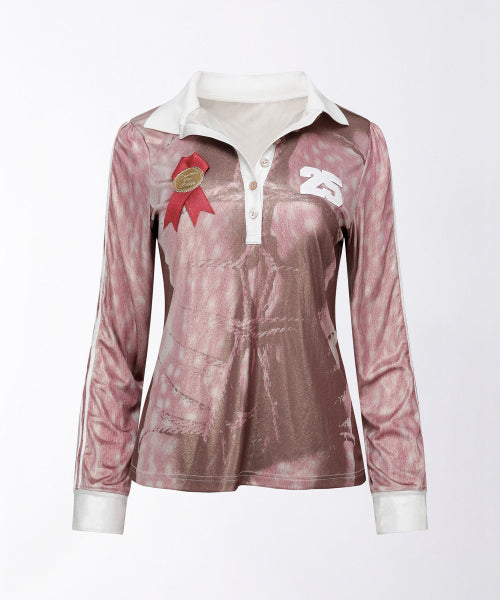 RUDOLPH JERSEY TEE - 2 COLORS PINK