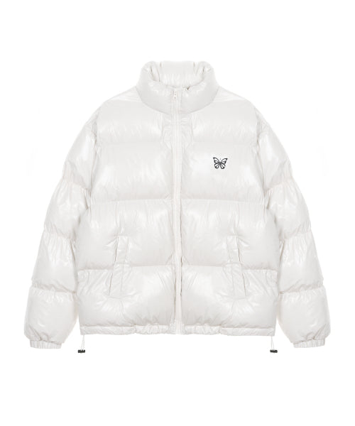 NICOLE BUTTERFLY GLOSSY PUFFER PADDING #徐睿知同款! - 3 COLORS CREAM