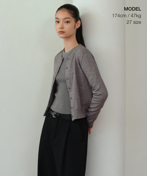 LOW WAIST DEEP TUCK EXTRA WIDE SLACKS BLACK