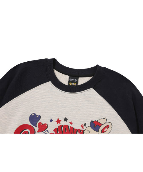 SYMPHONY RAGLAN SWEATSHIRT - 2 COLORS NAVY