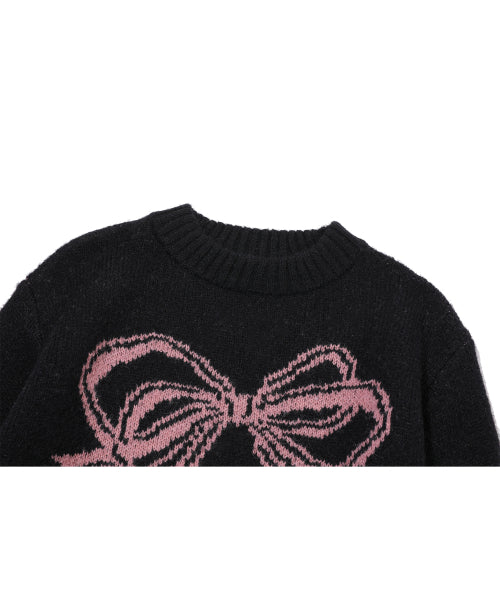 BRUSHED CROP KNIT - 2 COLORS BLACK