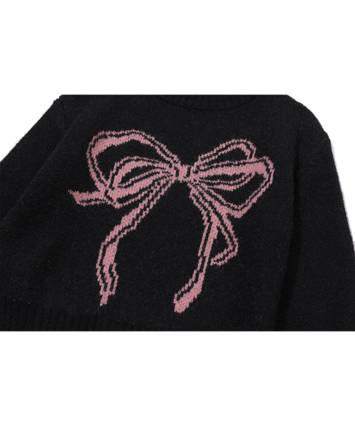 BRUSHED CROP KNIT - 2 COLORS BLACK