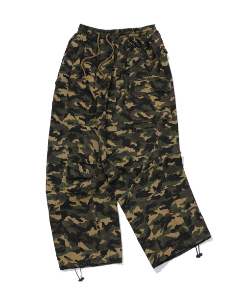 WIDE CARGO PANTS CAMO - 2 COLORS AS SHOWN