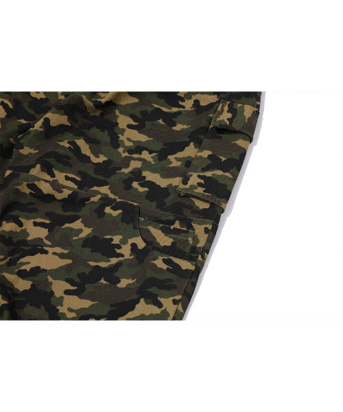 WIDE CARGO PANTS CAMO - 2 COLORS AS SHOWN