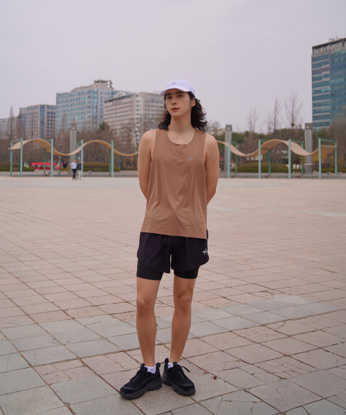SPORTS SHORTS PRO 2IN1 - 2 COLORS GREY