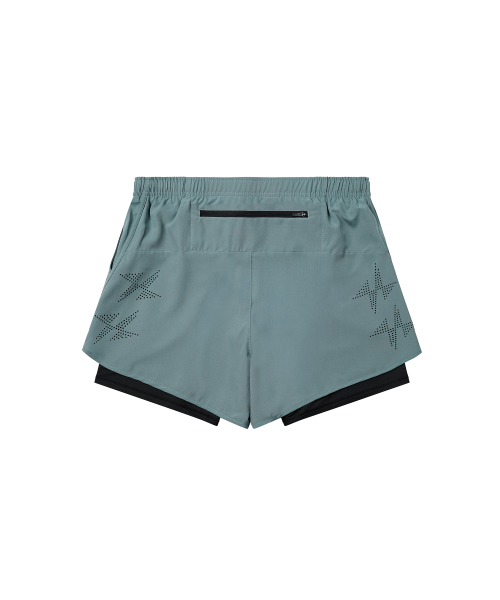 SPORTS SHORTS PRO 2IN1 - 2 COLORS GREY