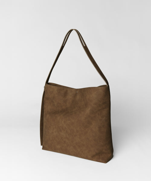 LUANG SUEDE SHOULDER BAG - 2 COLORS BROWN