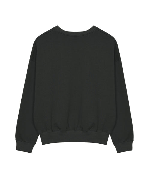 NICOLE ROSE PRINTING SWEATSHIRT #徐睿知同款! - 8 COLORS CHARCOAL