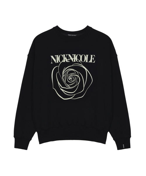 NICOLE ROSE PRINTING SWEATSHIRT #徐睿知同款! - 8 COLORS AS SHOWN