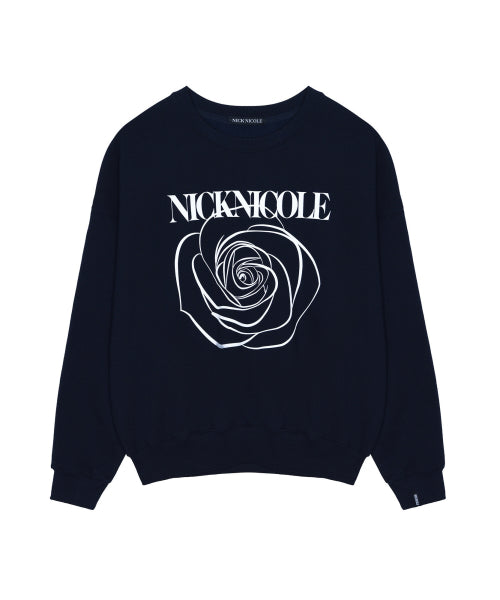 NICOLE ROSE PRINTING SWEATSHIRT #徐睿知同款! - 8 COLORS AS SHOWN