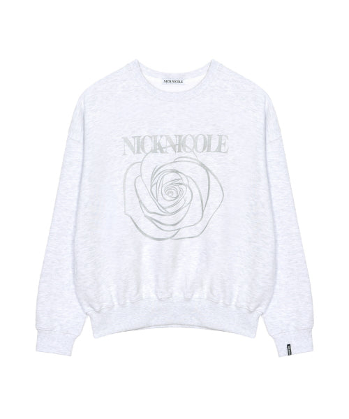 NICOLE ROSE PRINTING SWEATSHIRT #徐睿知同款! - 8 COLORS AS SHOWN