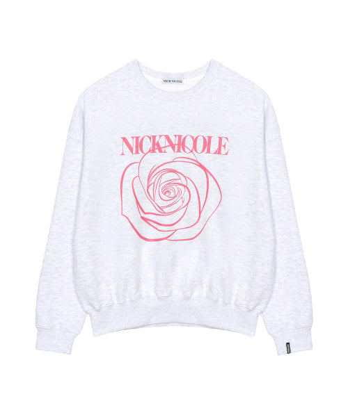NICOLE ROSE PRINTING SWEATSHIRT #徐睿知同款! - 8 COLORS AS SHOWN