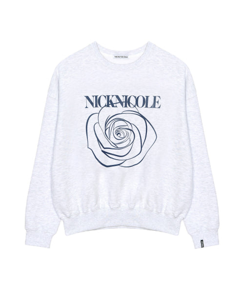 NICOLE ROSE PRINTING SWEATSHIRT #徐睿知同款! - 8 COLORS AS SHOWN