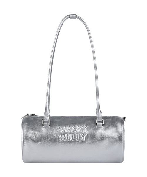 LILY VOLUME HANDLE BARREL BAG #GISELLE同款! - 3 COLORS SILVER