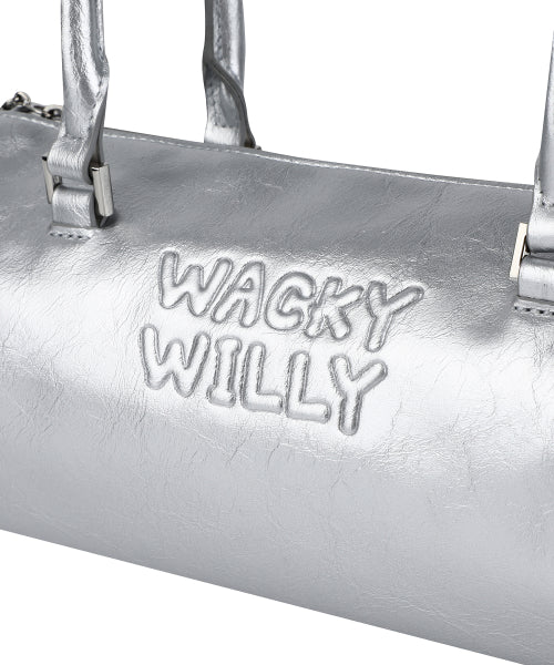 LILY VOLUME HANDLE BARREL BAG #GISELLE同款! - 3 COLORS SILVER