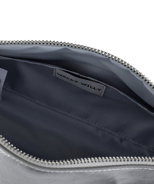 LILY VOLUME HANDLE BARREL BAG #GISELLE同款! - 3 COLORS SILVER