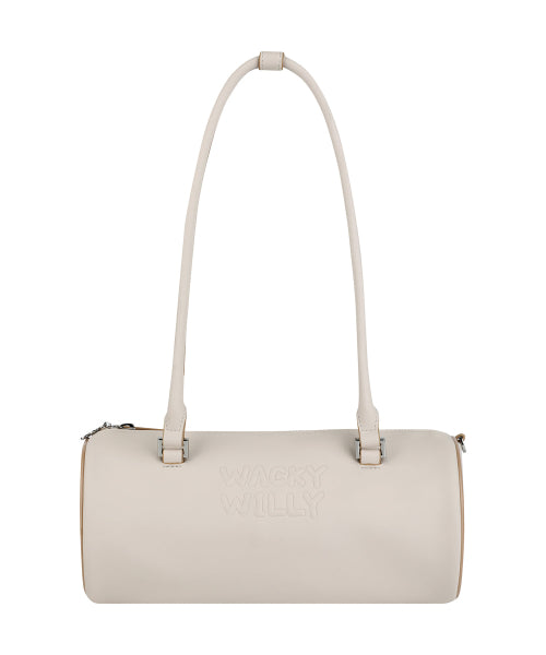LILY VOLUME HANDLE BARREL BAG #GISELLE同款! - 3 COLORS IVORY
