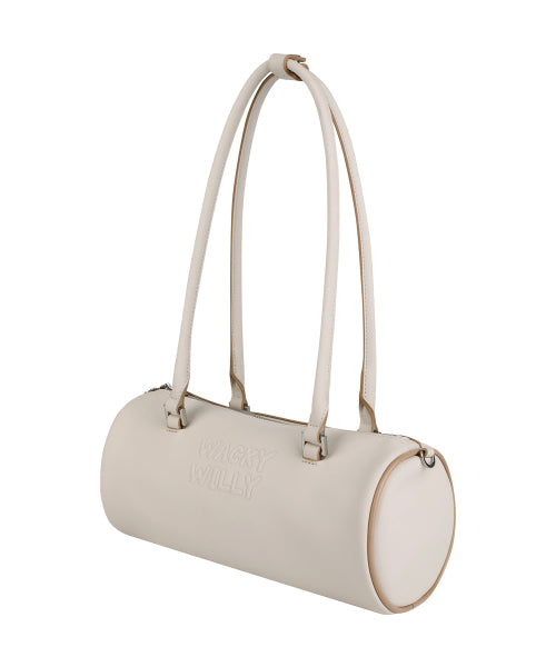 LILY VOLUME HANDLE BARREL BAG #GISELLE同款! - 3 COLORS IVORY