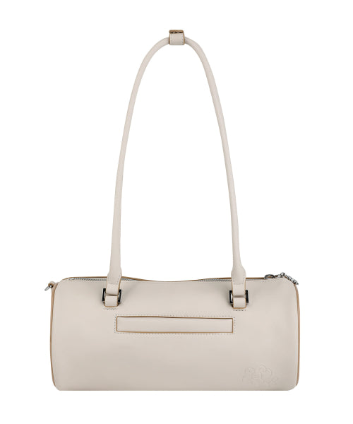 LILY VOLUME HANDLE BARREL BAG #GISELLE同款! - 3 COLORS IVORY
