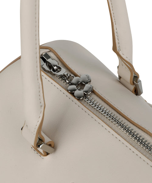 LILY VOLUME HANDLE BARREL BAG #GISELLE同款! - 3 COLORS IVORY