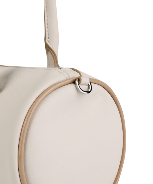 LILY VOLUME HANDLE BARREL BAG #GISELLE同款! - 3 COLORS IVORY