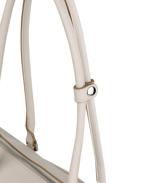 LILY VOLUME HANDLE BARREL BAG #GISELLE同款! - 3 COLORS IVORY