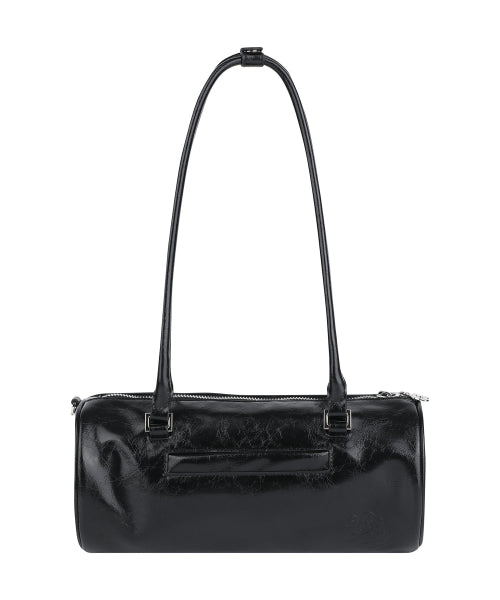 LILY VOLUME HANDLE BARREL BAG #GISELLE同款! - 3 COLORS BLACK