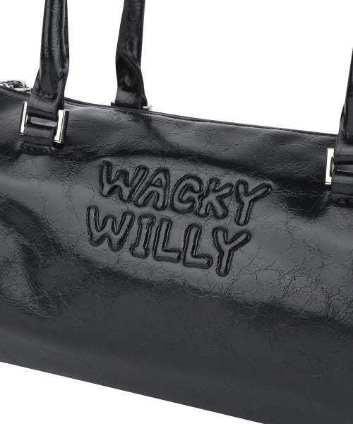 LILY VOLUME HANDLE BARREL BAG #GISELLE同款! - 3 COLORS BLACK