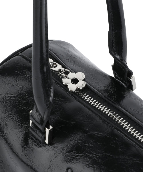 LILY VOLUME HANDLE BARREL BAG #GISELLE同款! - 3 COLORS BLACK