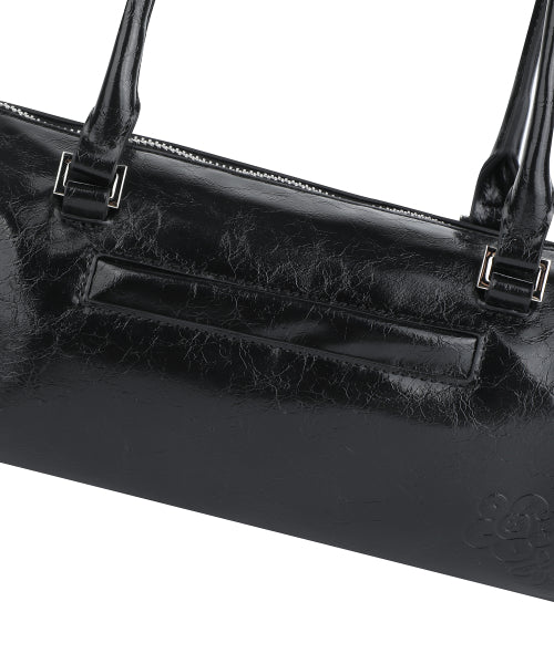 LILY VOLUME HANDLE BARREL BAG #GISELLE同款! - 3 COLORS BLACK