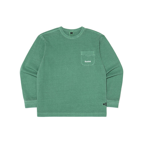 KODAK SCENERY GRAPHIC LONG SLEEVE TEE - 3 COLORS GREEN