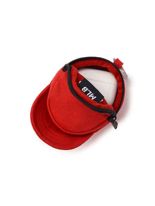 BASIC BALL CAP POUCH KEYRING NY #KARINA同款! - 4 COLORS RED