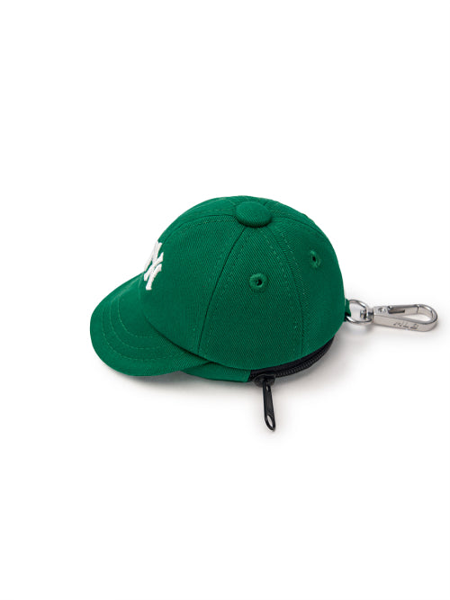BASIC BALL CAP POUCH KEYRING NY #KARINA同款! - 4 COLORS GREEN