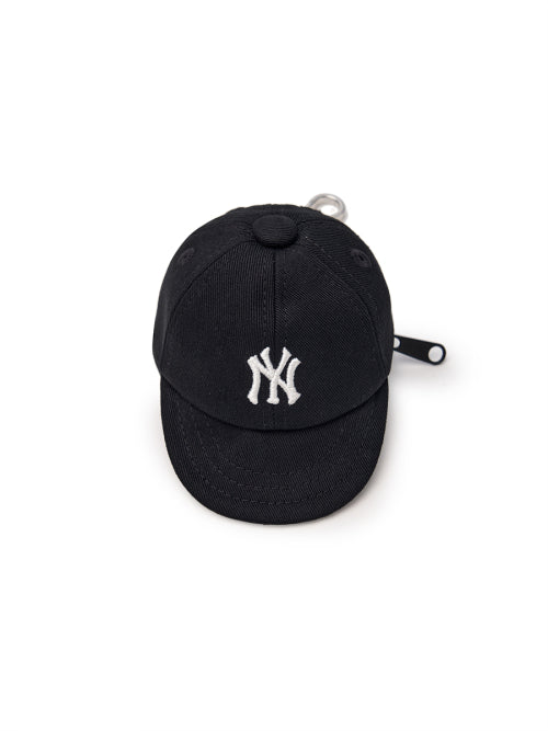 BASIC BALL CAP POUCH KEYRING NY #KARINA同款! - 4 COLORS BLACK