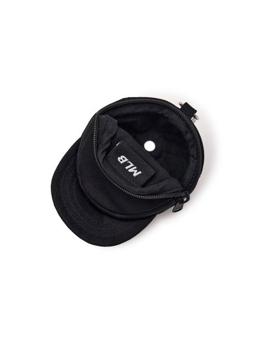 BASIC BALL CAP POUCH KEYRING NY #KARINA同款! - 4 COLORS BLACK